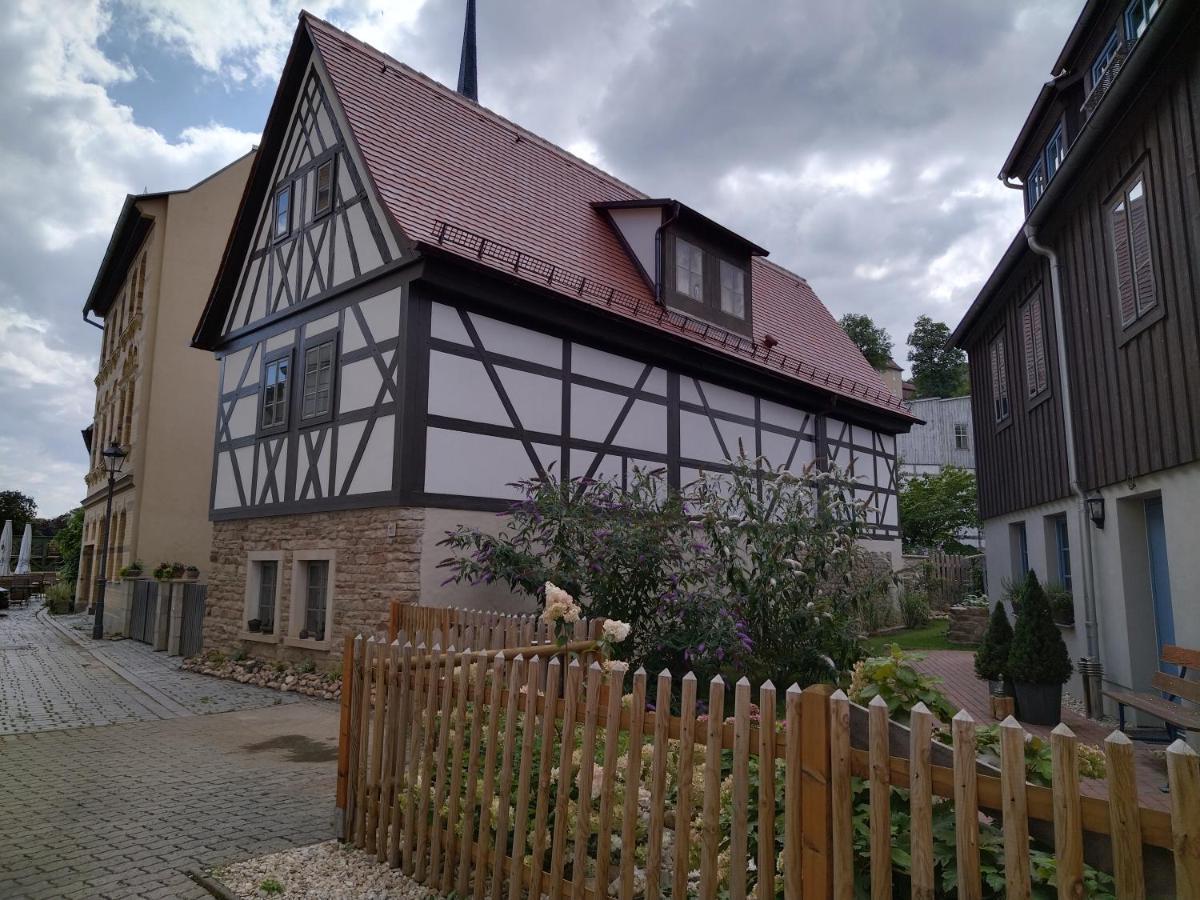 Aussergewoehnliches, Historisches, Spaetgotisches Wohnhaus Von 1519, Gries 5 게라 외부 사진