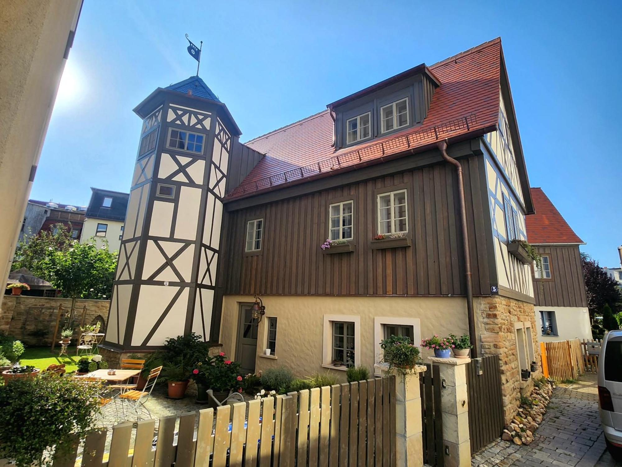 Aussergewoehnliches, Historisches, Spaetgotisches Wohnhaus Von 1519, Gries 5 게라 외부 사진